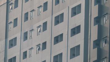 Wall of office building with windows modern exterior photo