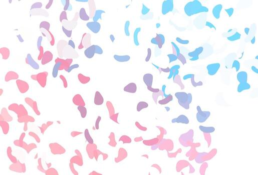 Light blue, red vector texture with random forms.