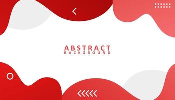 Abstract white and red background design vector