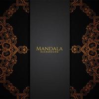 Abstract beautiful luxury mandala decorative background vector