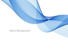 Abstract blue modern dynamic wave design background vector