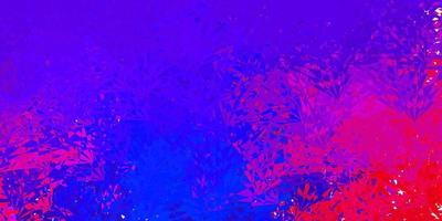 Dark blue, red vector backdrop with triangles, lines.