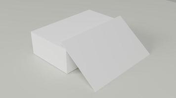 maquetas en blanco de tarjetas de visita foto