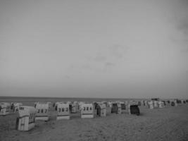 spiekeroog island in the north sea photo