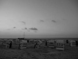 spiekeroog island in the north sea photo