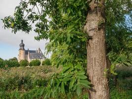 forest and castle in  westphalia photo