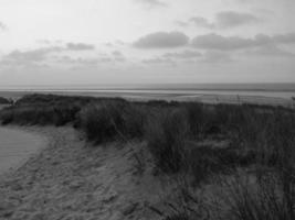 spiekeroog island in the north sea photo