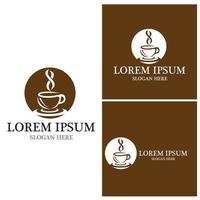 Coffee cup Logo Template vector