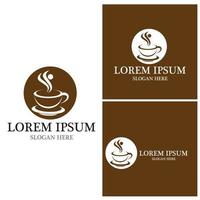 Coffee cup Logo Template vector