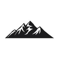 Mountain icon on white background vector