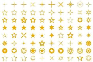 Star icon set. Modern simple stars collection. Vector illustration