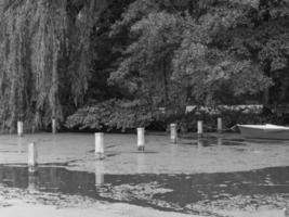 lake near borken in germany photo