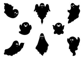 Ghost Silhouette Vector easy to edit