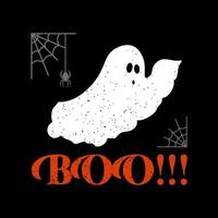 Boo Halloween Illustration easy to edit vector