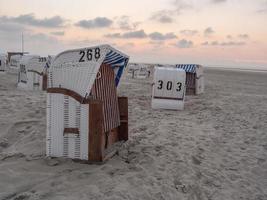 at the beach of Spiekeroog photo