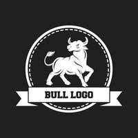 Bull icon design template vector