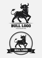 Bull icon design template vector