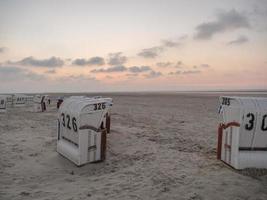 at the beach of Spiekeroog photo