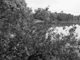 lake near borken in germany photo