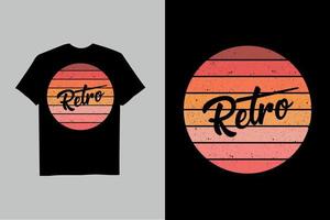 diseño de camiseta vintage retro vector