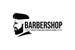 barbería logo vector