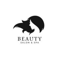 vector de logotipo de salón de belleza y spa