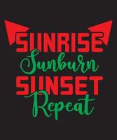 summer t shirt desing vector