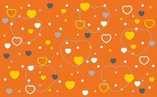 Vector Heart pattern. Design for wallpaper, wrapping paper, background