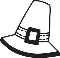 Hand Drawn farm hat illustration vector