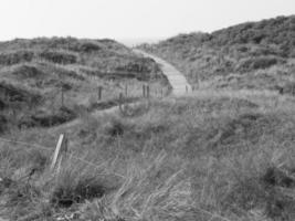 spiekeroog island in the north sea photo