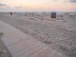 at the beach of Spiekeroog photo