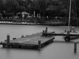 lake near borken in germany photo