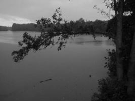 lake near borken in germany photo