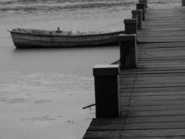 lake near borken in germany photo