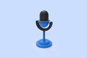 Microphone 3d Illustration photo