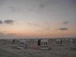 at the beach of Spiekeroog photo