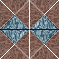 Mosaic of linear geometric seamless patern. Decorative abstract lines ornament. Creative striped design vector