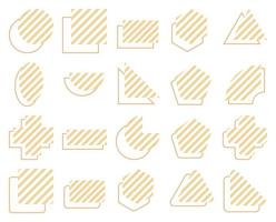 Geometric element. Design elements for decoration. vector