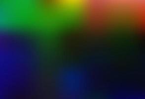 Dark Multicolor, Rainbow vector blurred bright template.