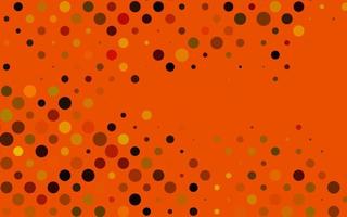 Light Orange vector backdrop with dots.