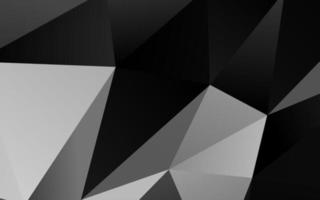 Dark Silver, Gray vector abstract mosaic background.