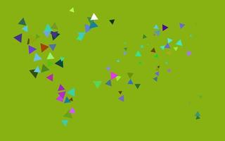 Light Multicolor, Rainbow vector backdrop with lines, triangles.