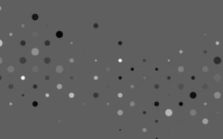 Light Silver, Gray vector backdrop with dots.