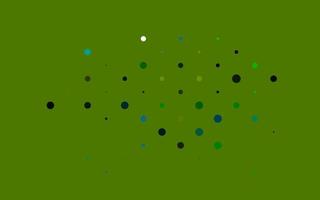 Light Multicolor, Rainbow vector background with bubbles.
