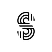 creative letter S logo design vector