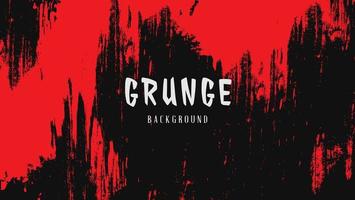 Abstract Black Red Grunge Texture Background Design vector