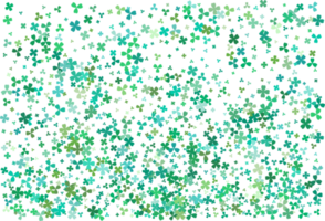 Kleeblätter. grüner Hintergrund png