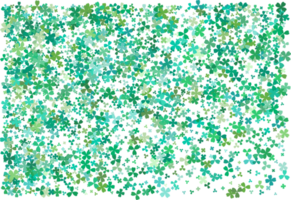 hojas de trébol fondo verde png