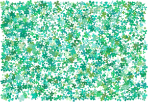 feuilles de trèfle. fond vert png