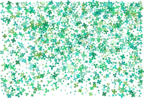 folhas de trevo. fundo verde png